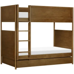 Hot Bondi Convertible Bunk Bed - Walnut Twin, Full & Queen Beds