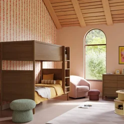 Hot Bondi Convertible Bunk Bed - Walnut Twin, Full & Queen Beds