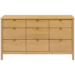 Storage Furniture>Babyletto Bondi 9-Drawer Assembled Dresser - Honey