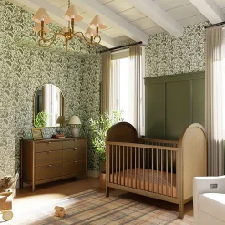 Discount Bondi 6-Drawer Assembled Dresser - Natural Walnut Storage Furniture