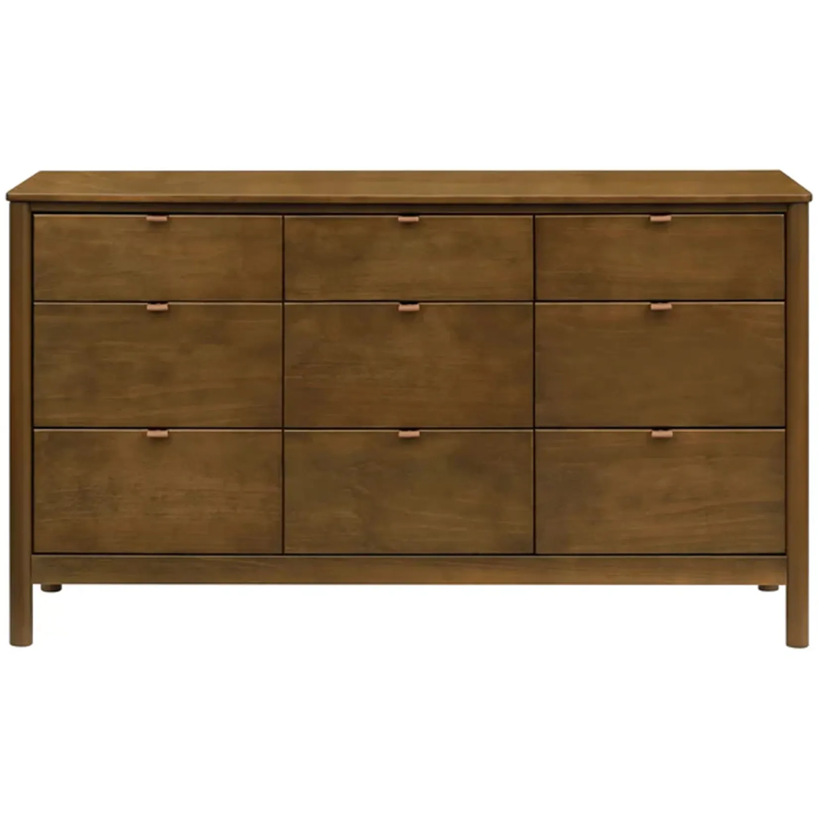 Storage Furniture>Babyletto Bondi 9-Drawer Assembled Dresser - Natural Walnut