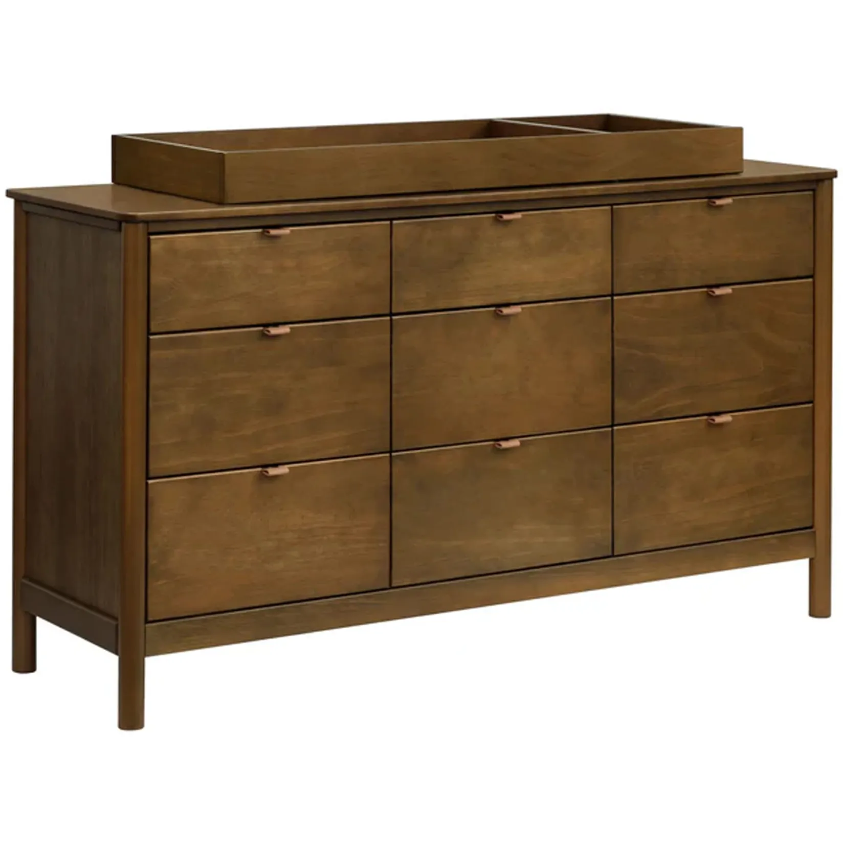 Storage Furniture>Babyletto Bondi 9-Drawer Assembled Dresser - Natural Walnut