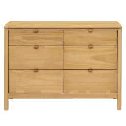 Storage Furniture>Babyletto Bondi 6-Drawer Dresser - Honey