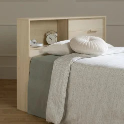Twin, Full & Queen Beds>South Shore Bookcase Twin Headboard - Noah Bleached Oak