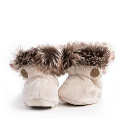 Outlet Booties For Baby 0-6m - Cream Slippers