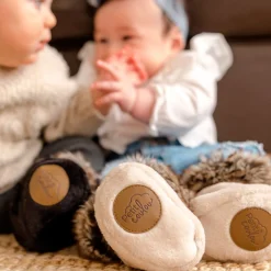Outlet Booties For Baby 0-6m - Cream Slippers