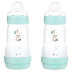 New Bottles 9oz (2) Aqua Matte Breastfeeding|Bottles & Nipples