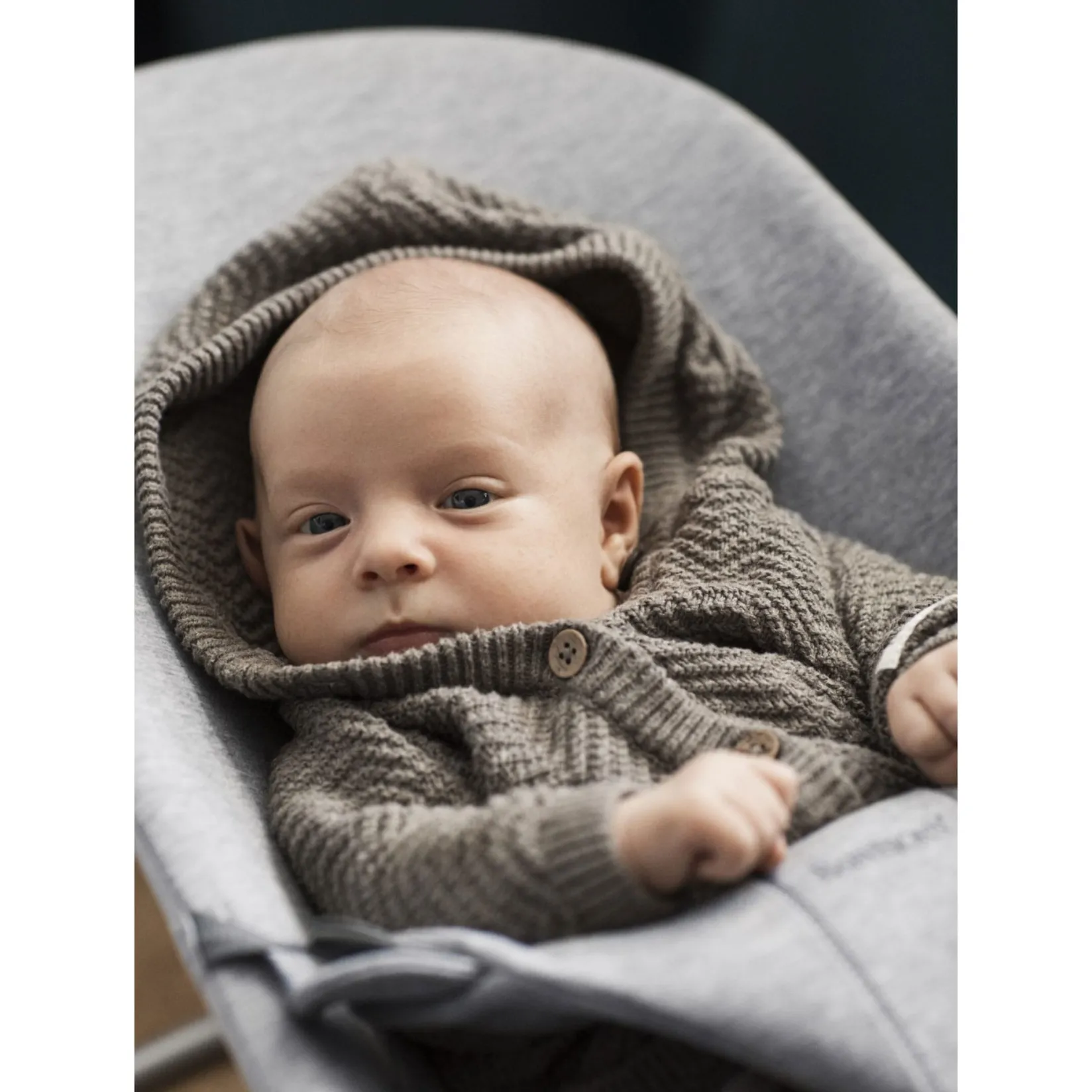 Swings & Rockers>Babybjorn Bouncer Bliss 3D Jersey - Light Gray