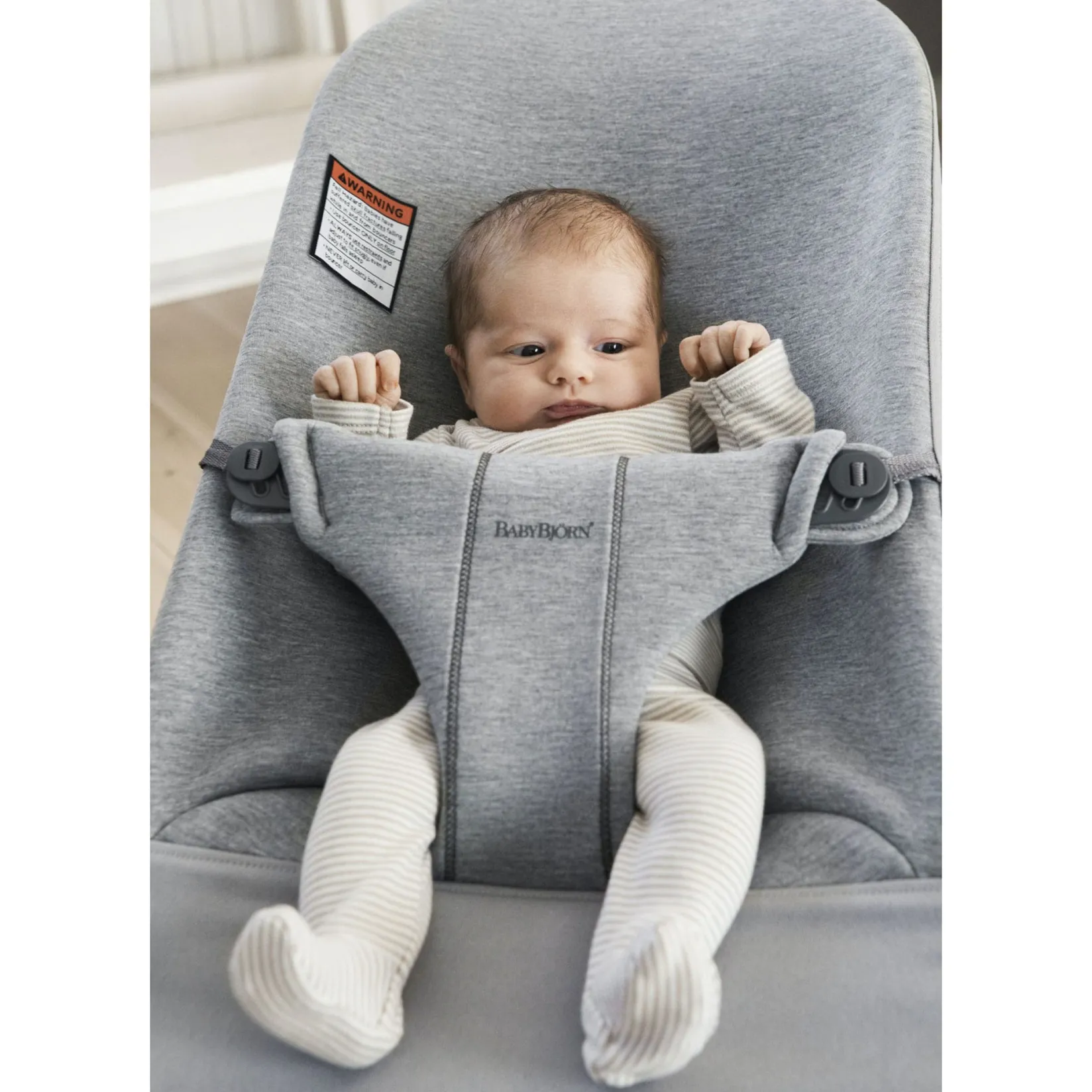 Swings & Rockers>Babybjorn Bouncer Bliss 3D Jersey - Light Gray