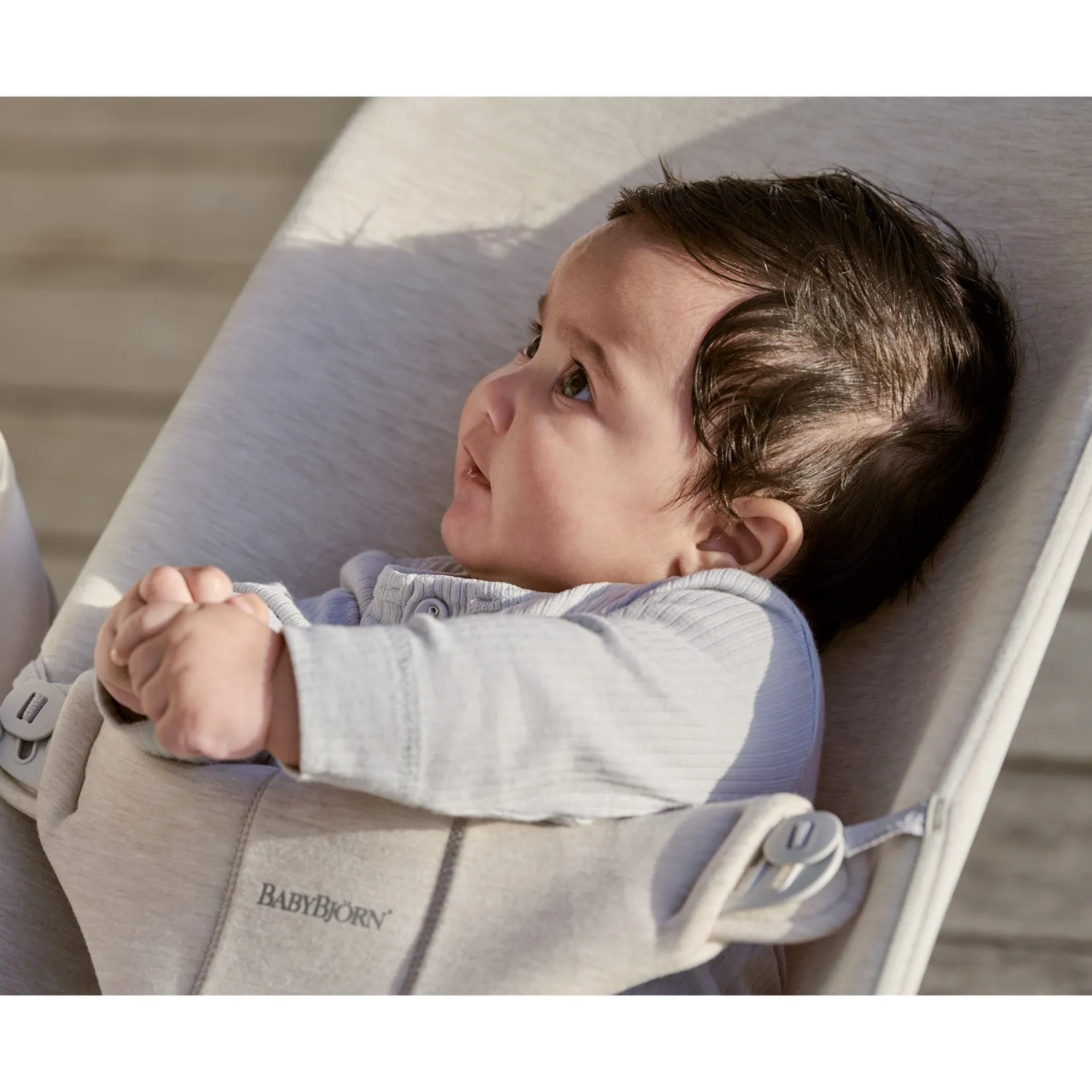 New Bouncer Bliss 3D Jersey Beige Swings & Rockers