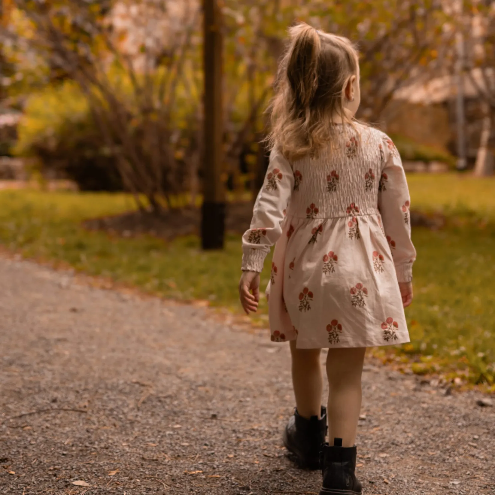 Sale Bouquets AOP Poetry Dress 2-8 Kids Dresses & Rompers