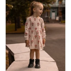 Sale Bouquets AOP Poetry Dress 2-8 Kids Dresses & Rompers