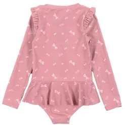 Sale Bows Ls Uv Swimsuit 2-6 Kids Swimsuits