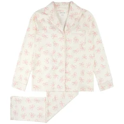 Underwear|Pajamas>Petit Lem Bows Pajamas Beige