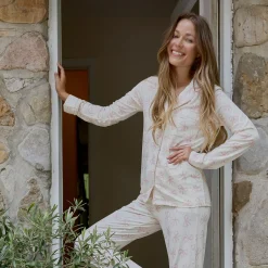 Underwear|Pajamas>Petit Lem Bows Pajamas Beige