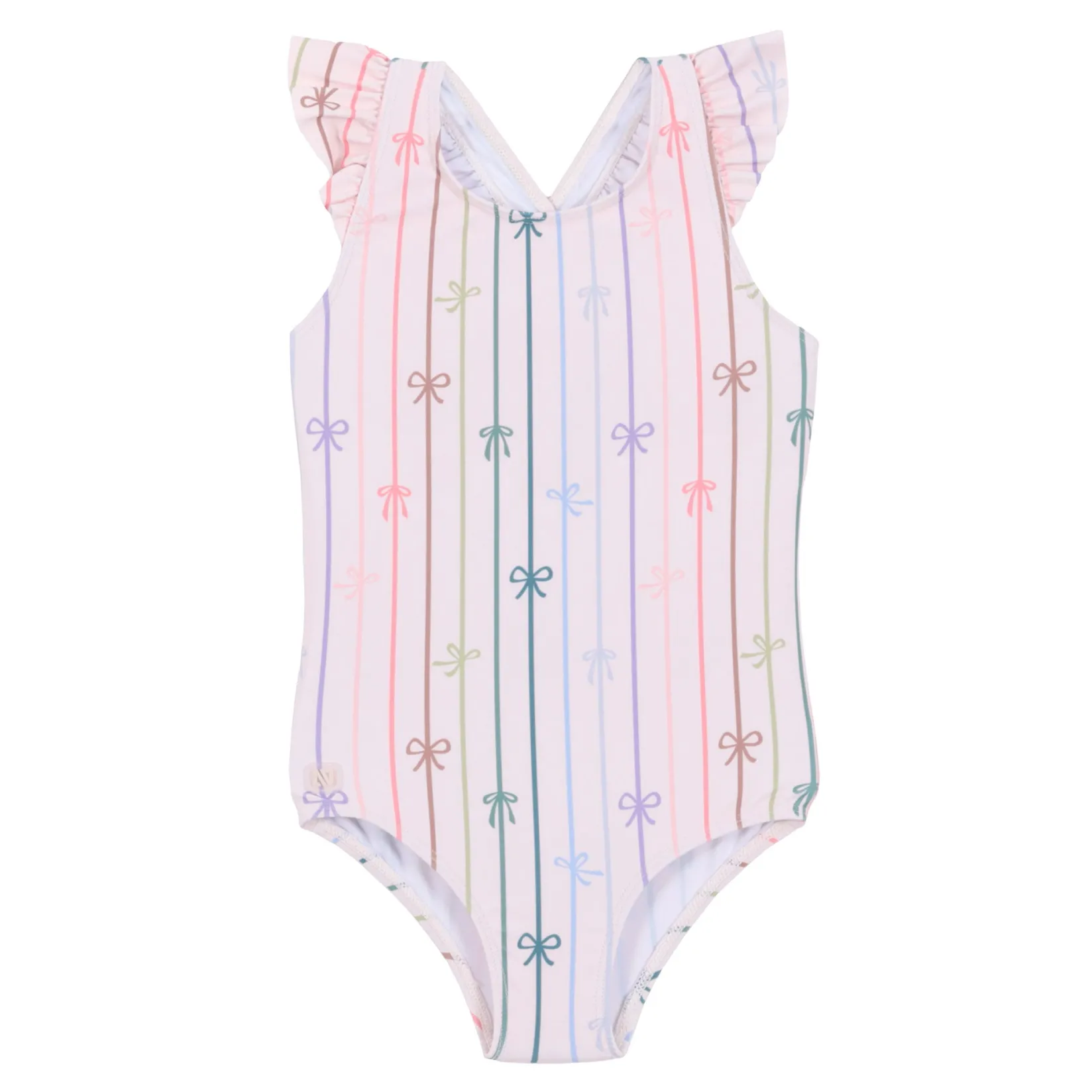 Swimsuits>Nano Bows Swimsuit 2-10 Ivory