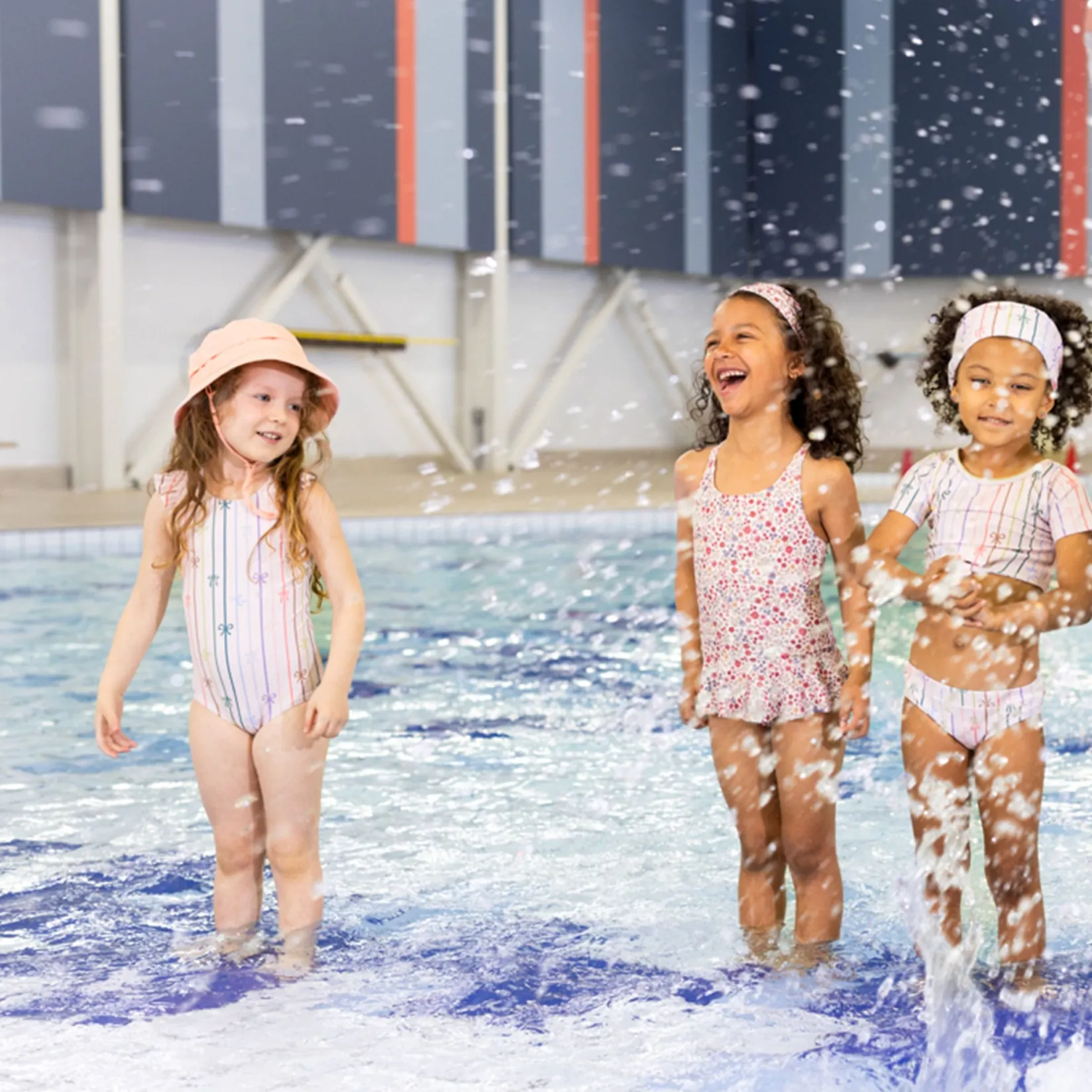 Swimsuits>Nano Bows Swimsuit 2-10 Ivory