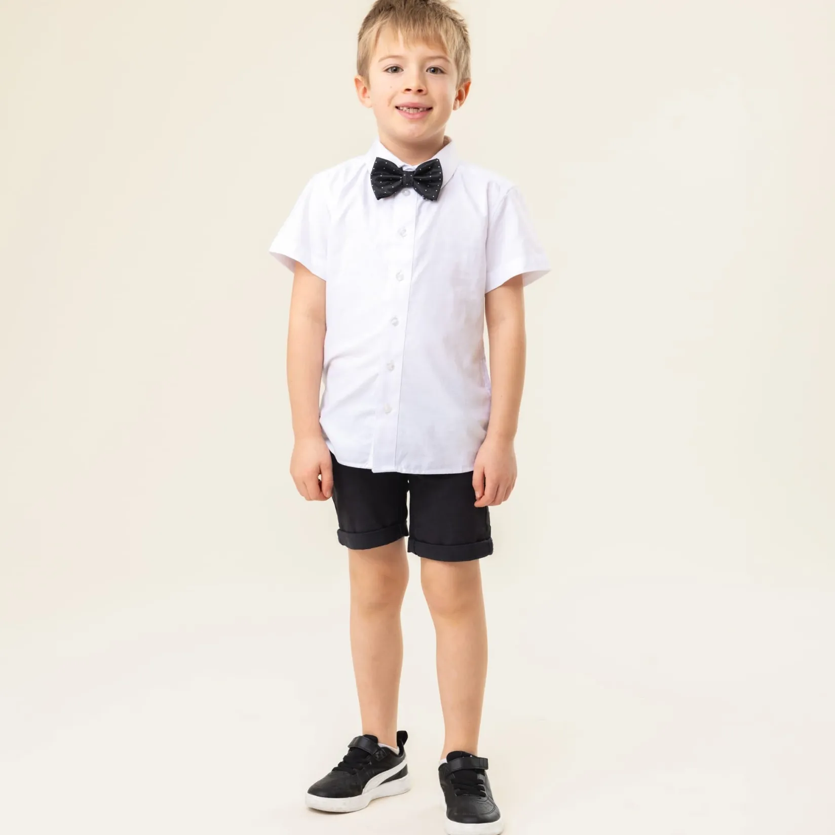 Hot Bowtie Shirt 2-12y Kids/BOY Tops