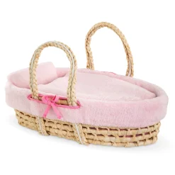 Online Braided Basket Pink Plush Dolls