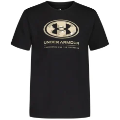 Sportswear|Tops>Under Armour Branded Scene Tee 8-16 Noir