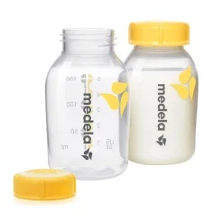 Hot Breast Milk Collection and Storage Bottles (6) - 150ml Breastfeeding