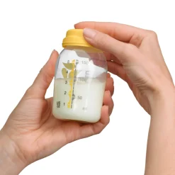 Hot Breast Milk Collection and Storage Bottles (6) - 150ml Breastfeeding