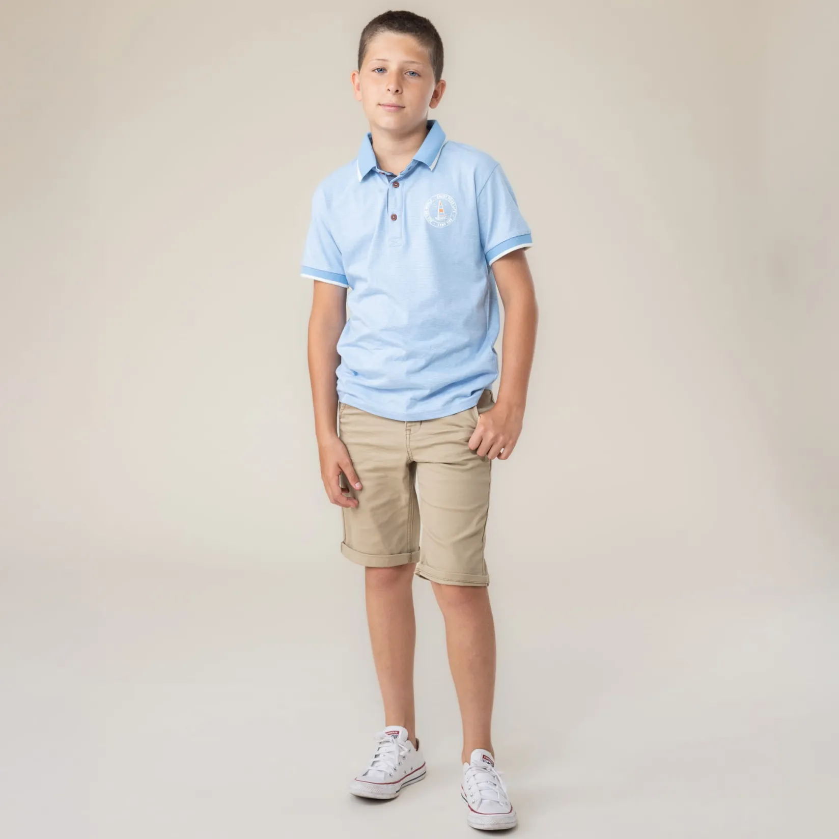 Tops>Nano Breeze Polo 2-12 Blue