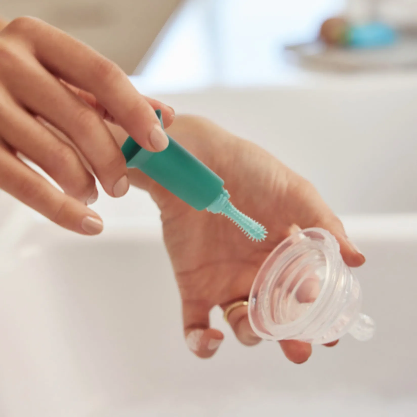 Hot Bristle™ Bottle Brush - Sage Kids Cleaning & Food Preparation|Cleaning & Sterilizing