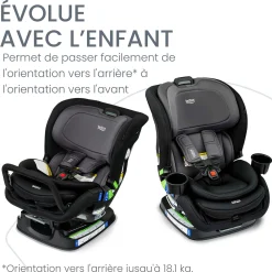 Hot Poplar™ Convertible Car Seat - STONE ONYX Kids Car Seats & Booster Seats|Car Seats