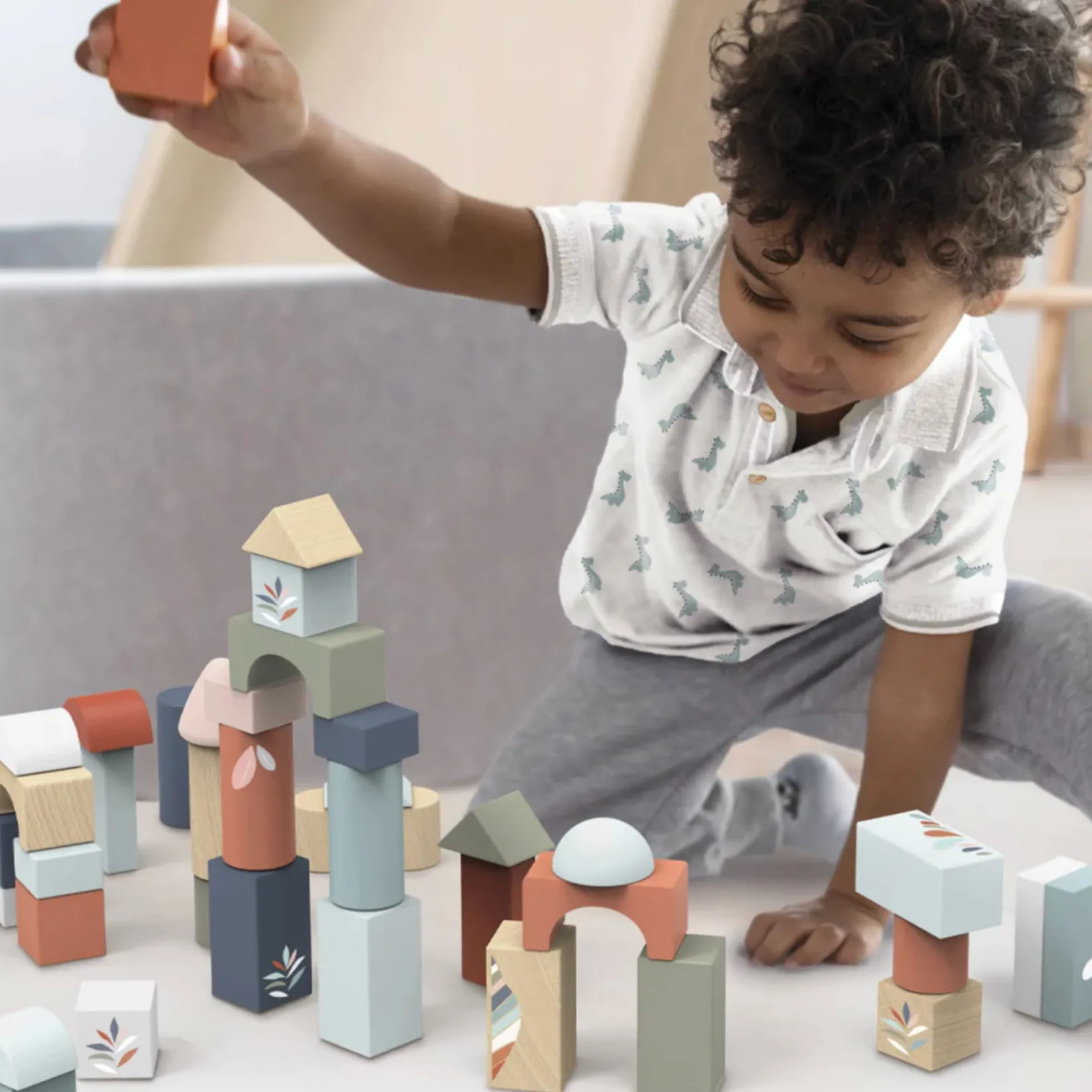 Clearance Building Blocks (50) Kids Wooden Toys|Assembly & Construction