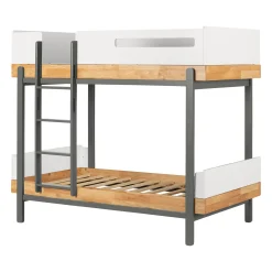 Best Bunk Bed - Bebble Natural and Gray Twin, Full & Queen Beds