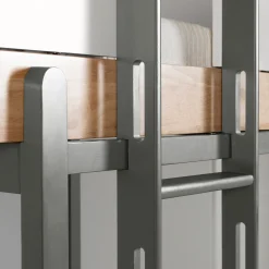 Best Bunk Bed - Bebble Natural and Gray Twin, Full & Queen Beds