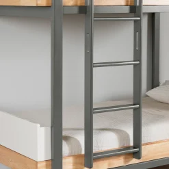 Best Bunk Bed - Bebble Natural and Gray Twin, Full & Queen Beds
