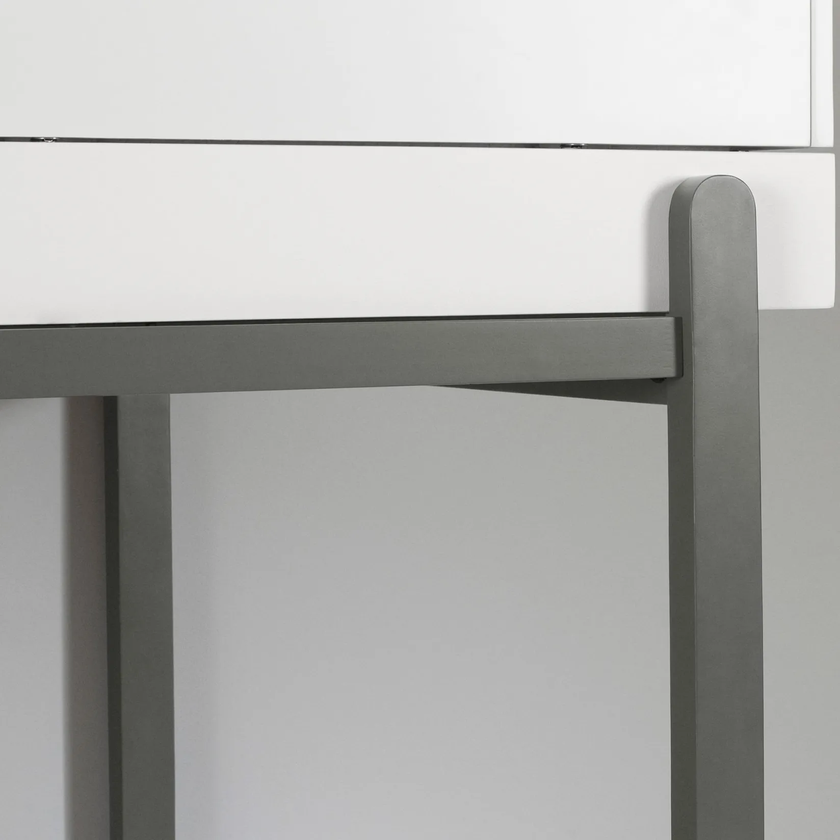 Outlet Bunk Bed - Bebble Soft Gray and White Twin, Full & Queen Beds