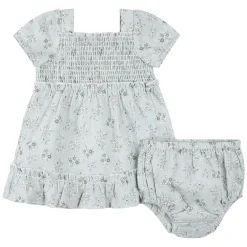 Dresses, Skirts & Outfits>Firsts par Petit Lem Bunnies Dress 3-24m Blue