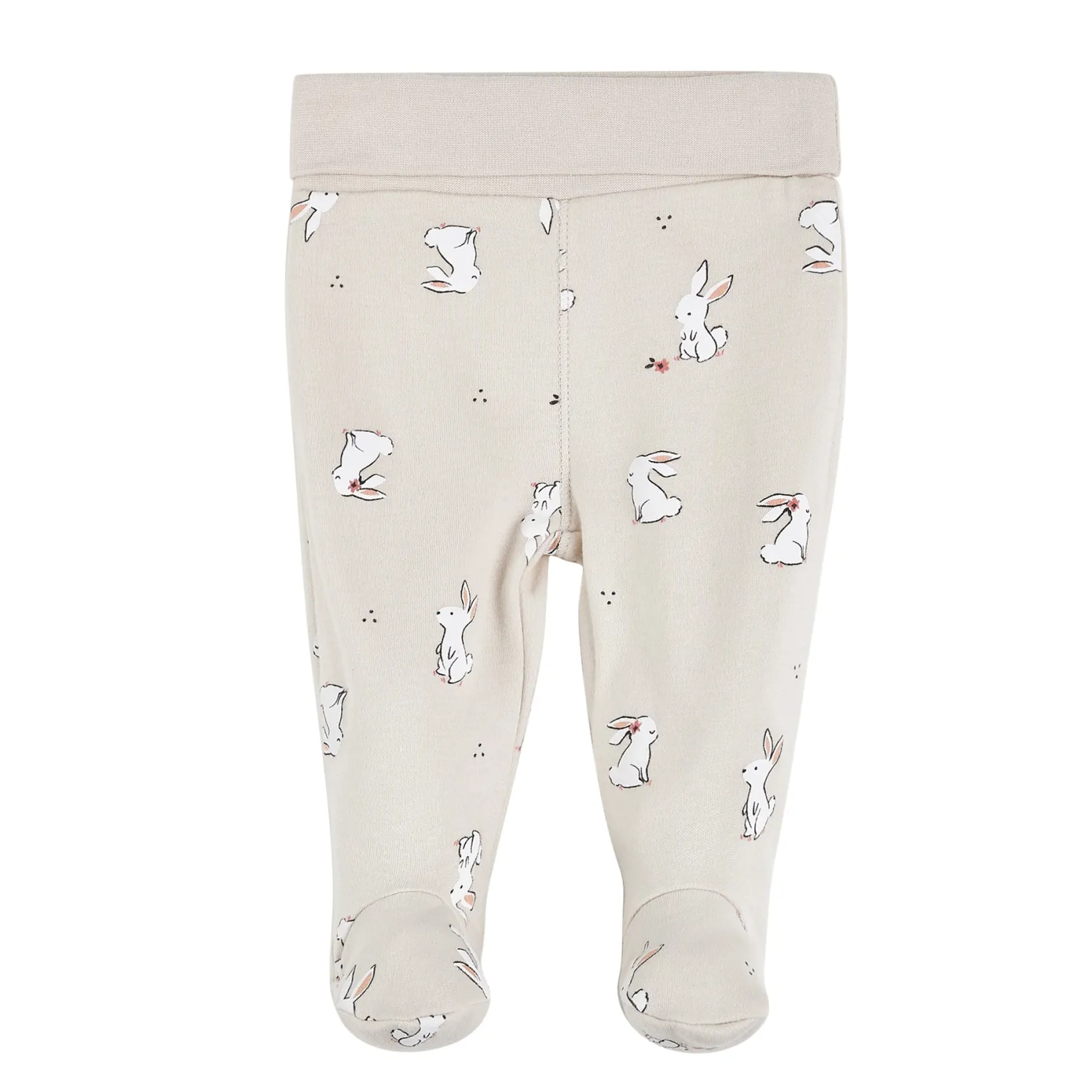 Dresses, Skirts & Outfits|Preemie Clothing>Petit Lem Bunnies Preemie 4 Pieces Set Ivory