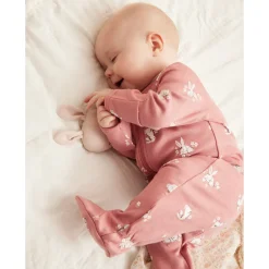 Pajamas|Pyjamas>Petit Lem Bunnies print Pajamas 0-12m Pink