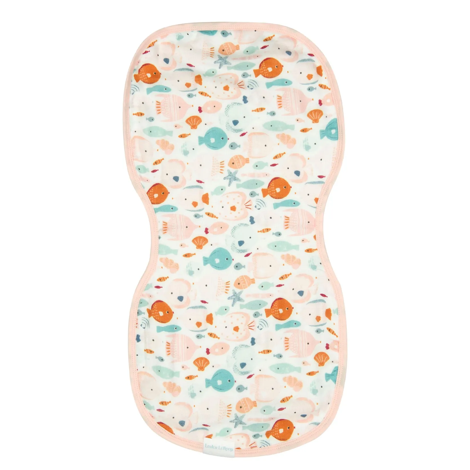 Muslin Products|Nursing Covers>Loulou Lollipop Burp Cloth Set - Kissed Shoal