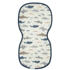 Sale Burp Cloth Set - Sharks Breastfeeding|Muslin Products
