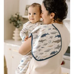 Sale Burp Cloth Set - Sharks Breastfeeding|Muslin Products