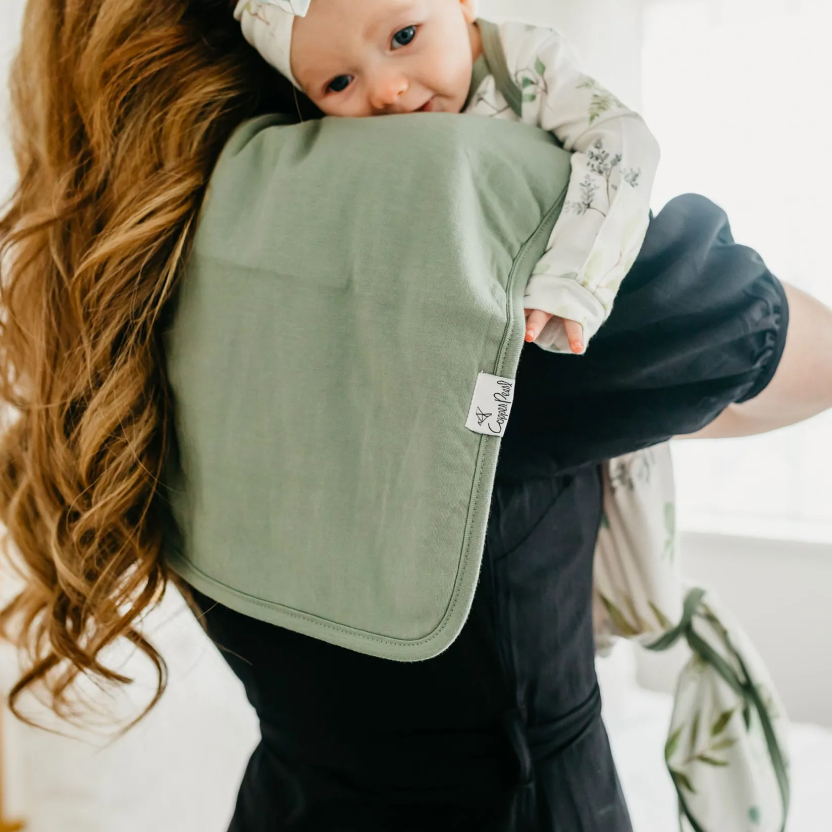 Nursing Covers|Breastfeeding>Copper Pearl Burp Cloths (3) - Leafs Haven