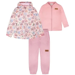 Outerwear>Deux par Deux Butterflies 3in1 Set 12-24m Pink