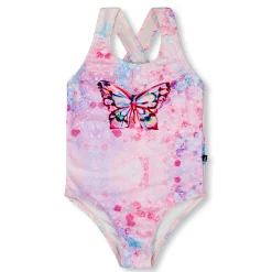 Hot Butterflies One Piece Swimsuit 2-6y Kids Swimsuits