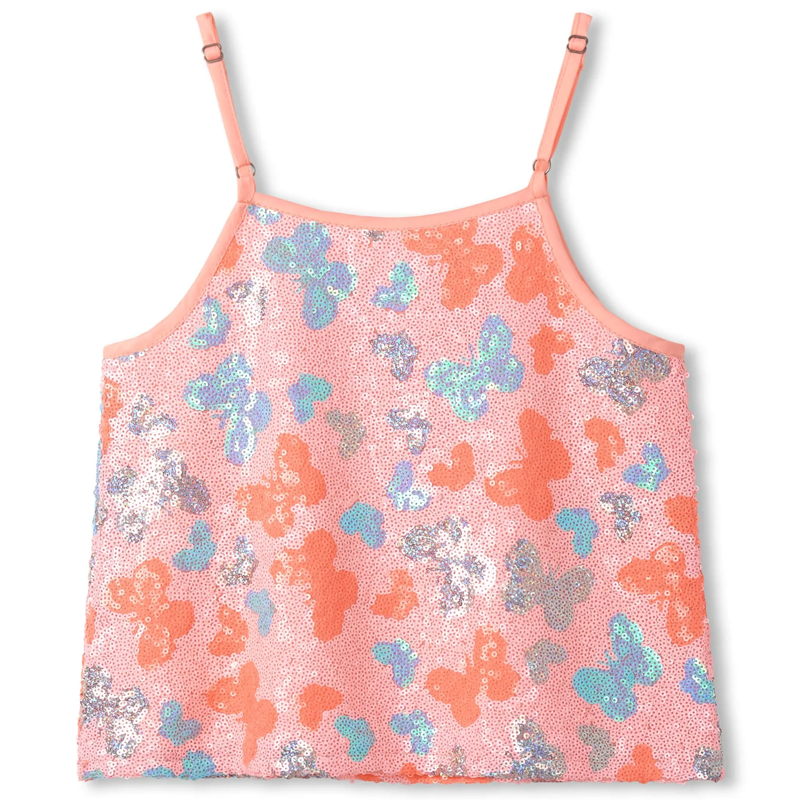Tops>Hatley Butterflies Sequin Top 4-8 Pink