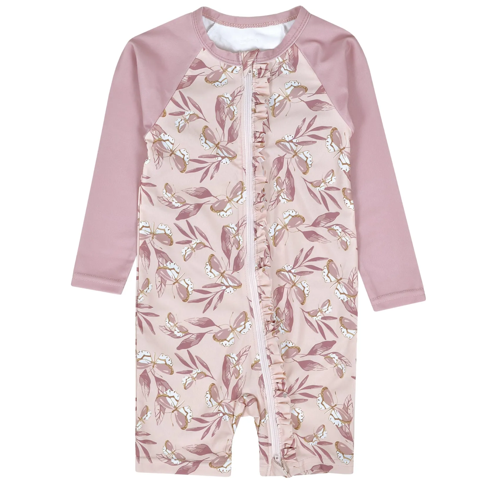 Swimsuits>Perlimpinpin Butterflies Swimsuit 2-3 Rose