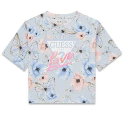 New Butterfly Print T-shirt 7-14y Kids Tops