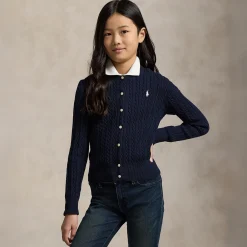 New Cable Knit Sweater 7-16y Kids Fleeces And Sweatshirts|Tops