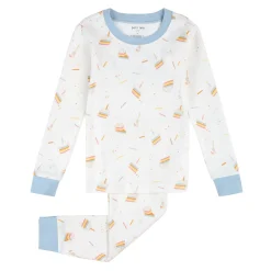 Pajamas & Bathrobes>Petit Lem Cake Pajamas 2-6x Ivory