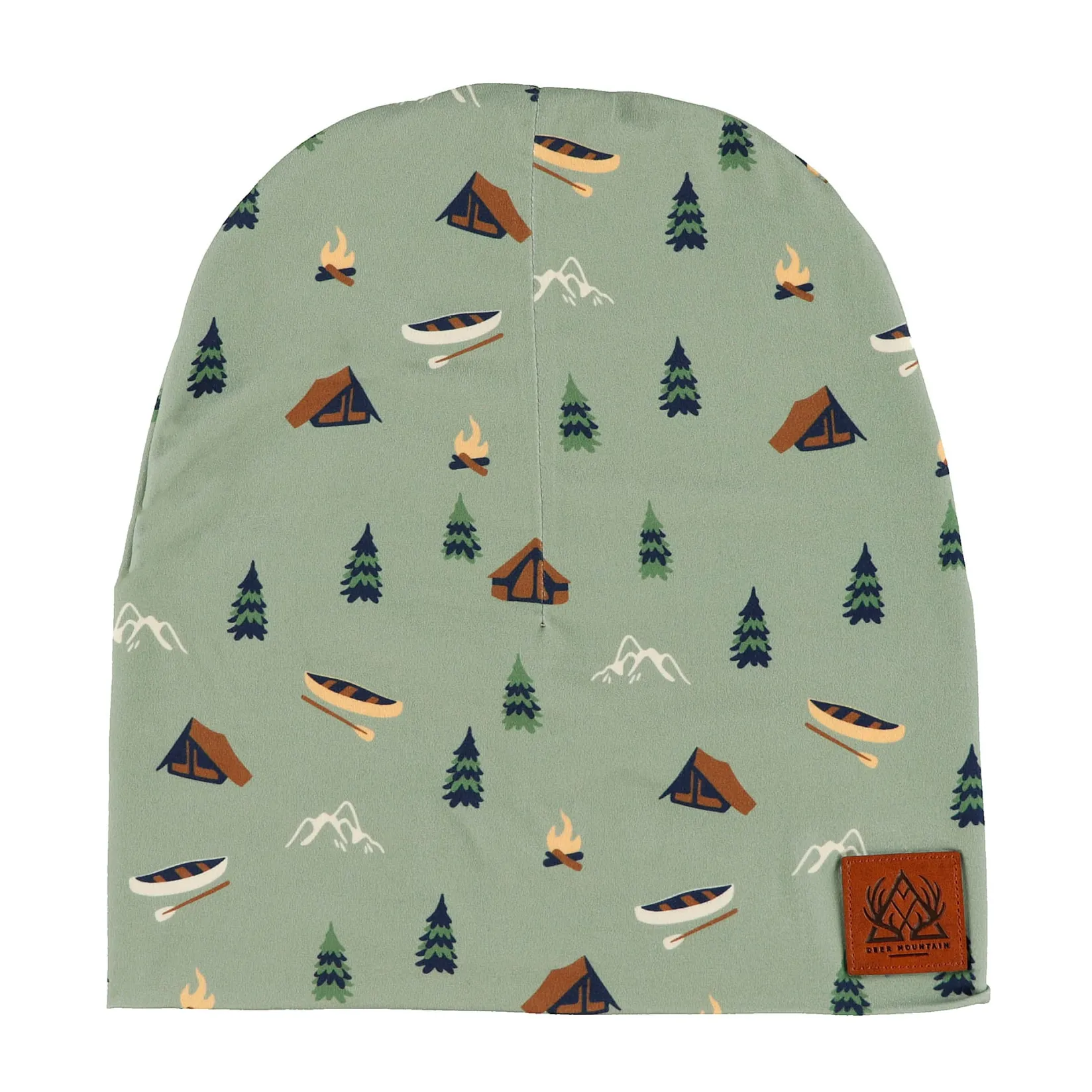 Beanies>Deer Mountain Camping Beanie 7-14 Green