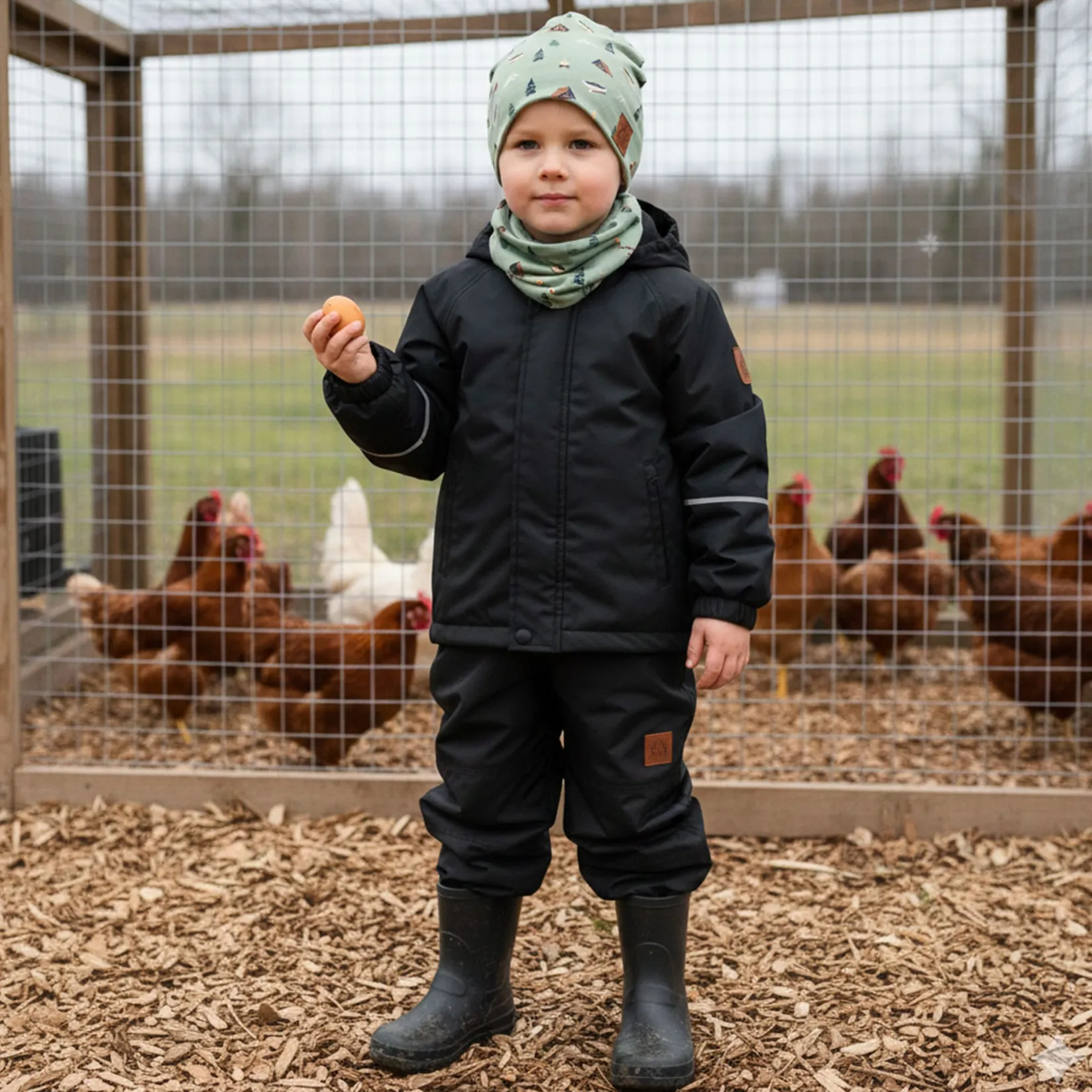 Beanies>Deer Mountain Camping Beanie 7-14 Green